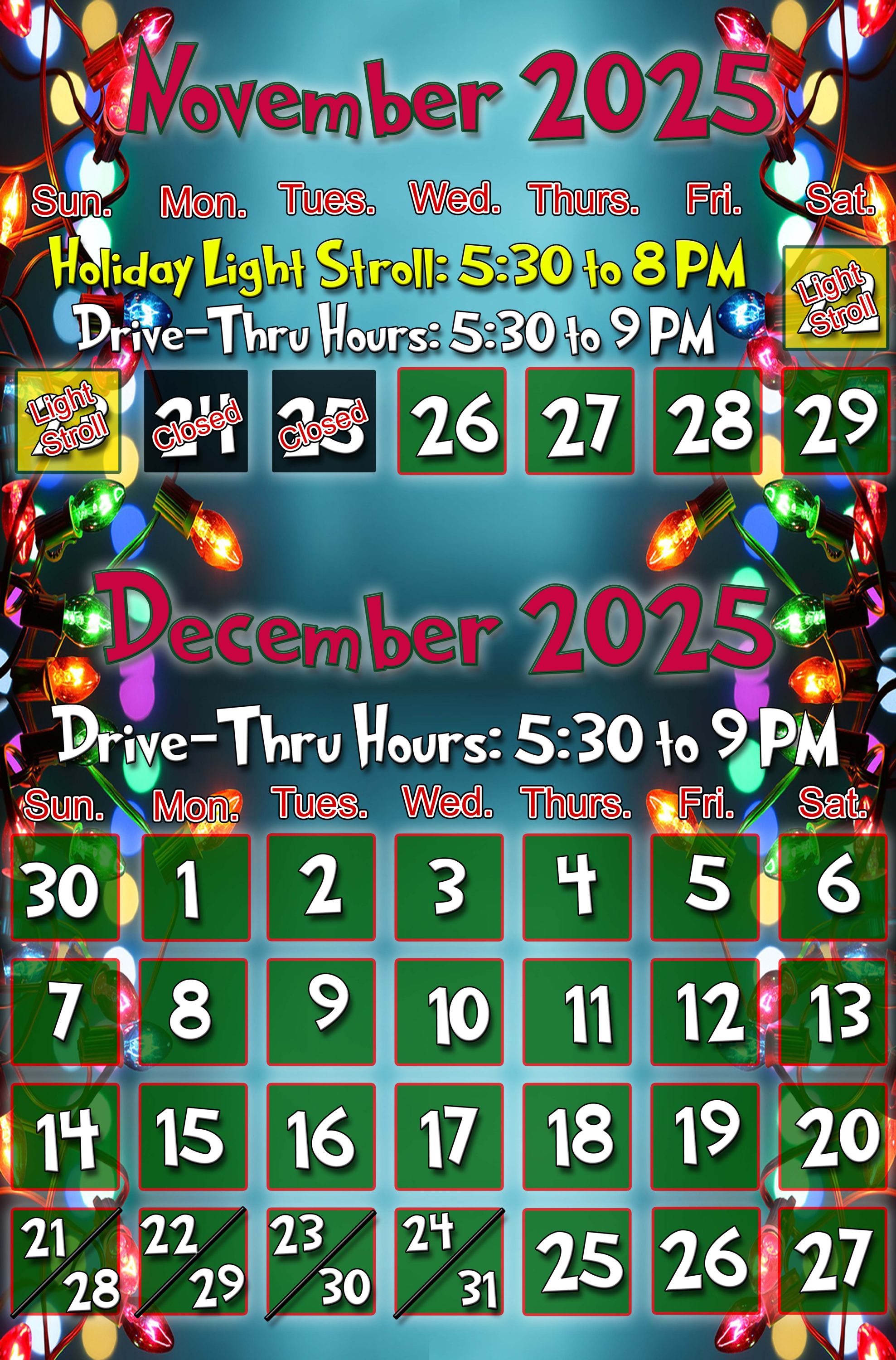 2025 Calendar
